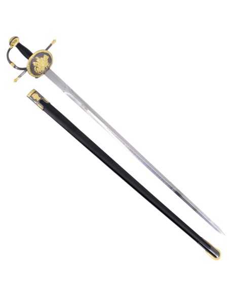 Don Quixote sword with nickel and...