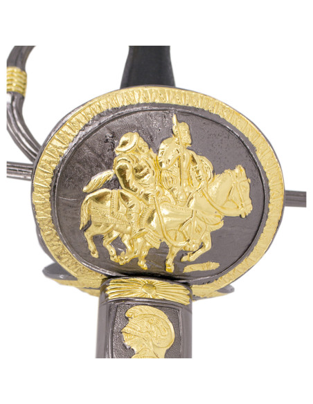 Don Quixote sword with nickel and...