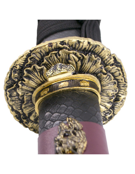 Decorative katana tsuba Cherry Blossom