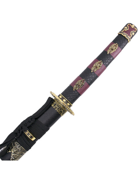 Decorative katana tsuba Cherry Blossom