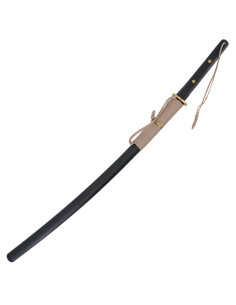 Basic practical katana with strung scabbard 2