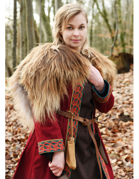 Ella Embroidered Viking Coat in... Ella Embroidered Viking Coat in...