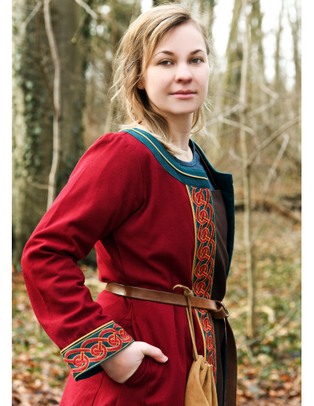 Ella Embroidered Viking Coat in... Ella Embroidered Viking Coat in...