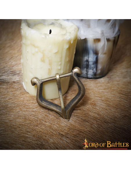 Set of 3 small medieval buckles in... Set of 3 small medieval buckles in...