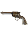 Colt 45 PeaceMaker revolver short metal handles, 27 cms.