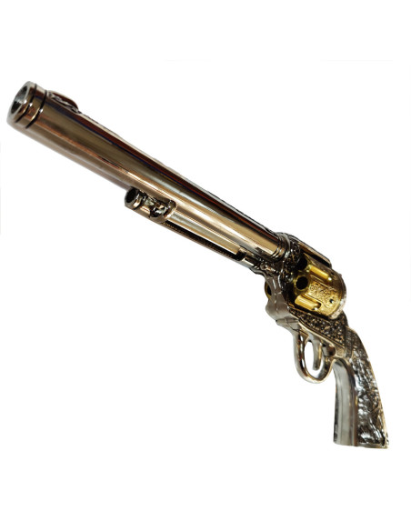 Colt 45 PeaceMaker revolver long metal handles, 27 cms