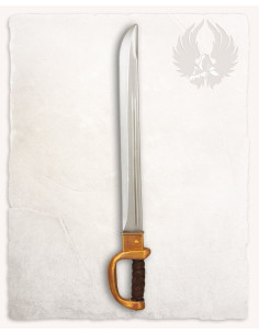 LARP pirate saber Diego model, gold finish