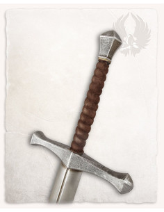 LARP long medieval sword Severian model, steel finish 2