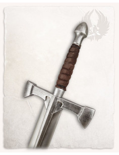 Bastard LARP sword model Gareth, steel finish 2