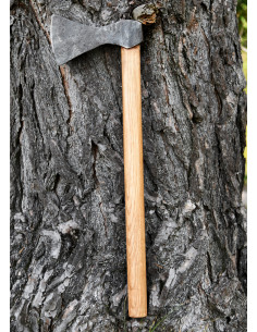 Hand forged steel Viking axe, type A 2