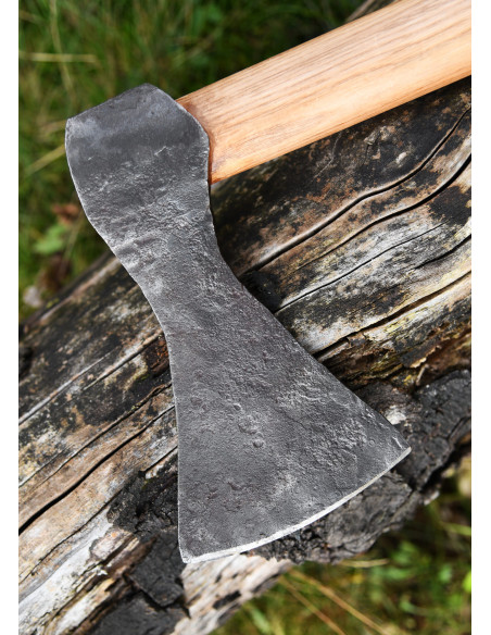Hand forged steel Viking axe, type A