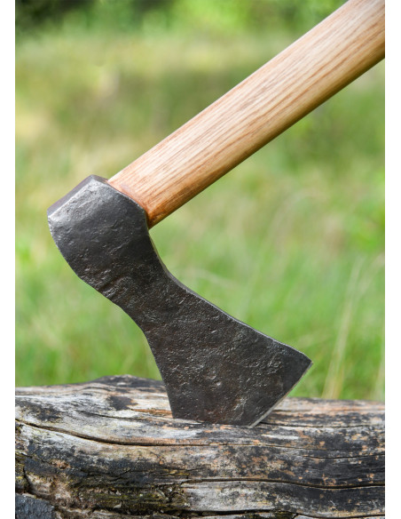 Hand forged steel Viking axe, type A