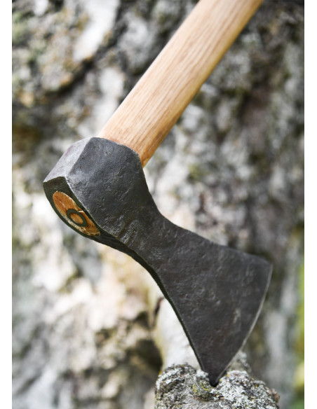 Hand forged steel Viking axe, type A