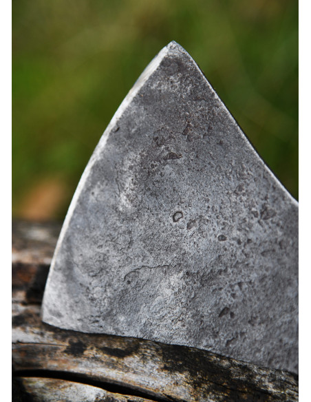 Hand forged steel Viking axe, type A