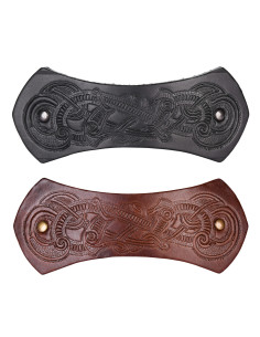 1 Viking hair barrette with metal clip closure 2