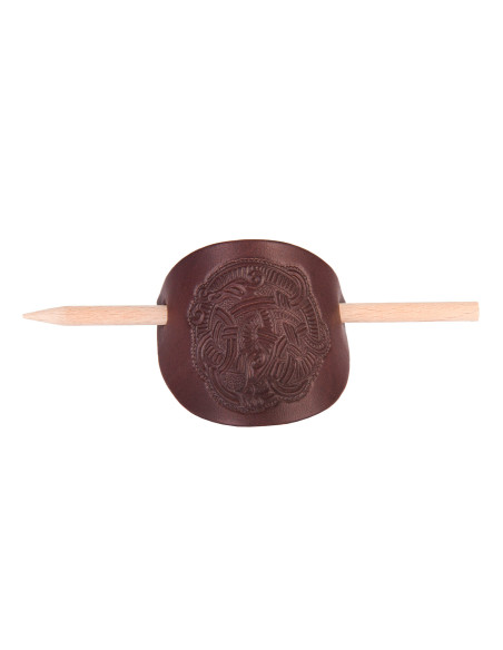 Viking hair pin with wooden pin
