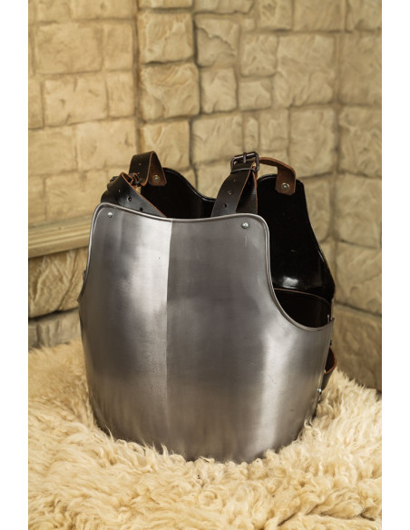Medieval breastplate and backrest...