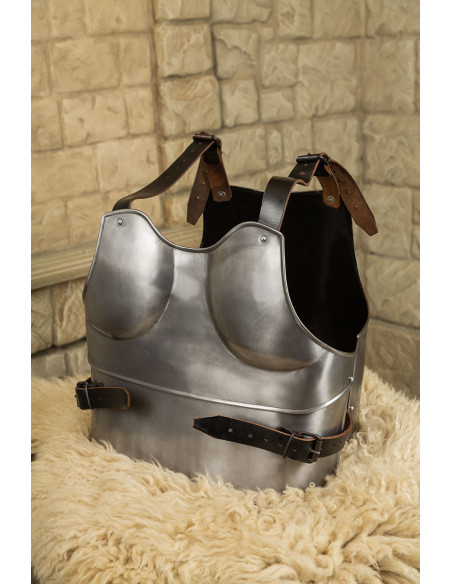 Medieval breastplate and backrest...