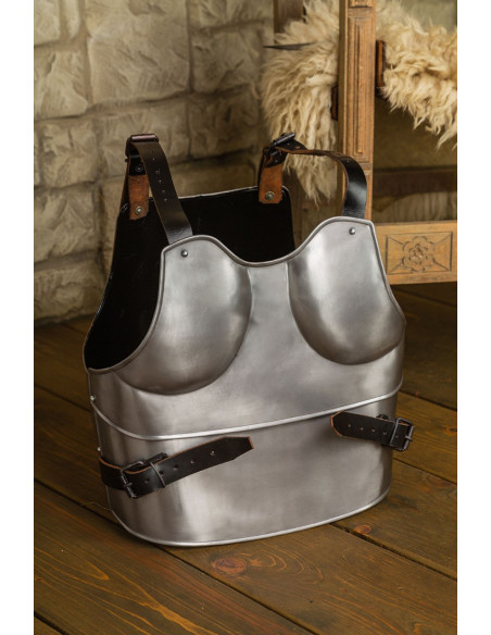 Medieval breastplate and backrest...
