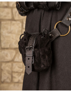 Friedhelm model black leather bag 2