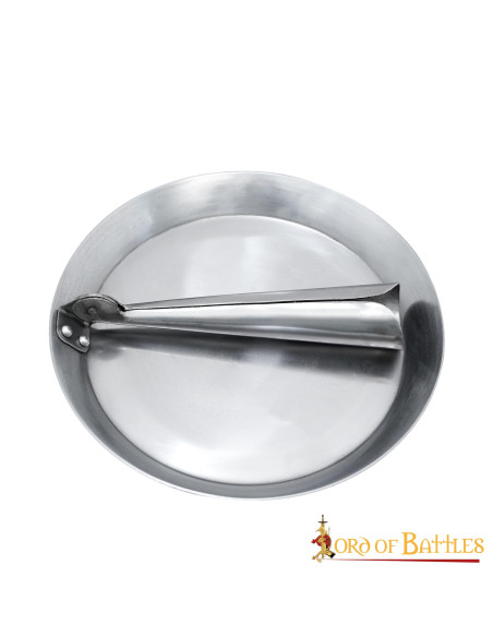 Hand forged iron folding frying pan...