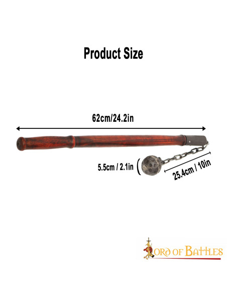 Medieval ball mace without spikes (62... Medieval ball mace without spikes (62...