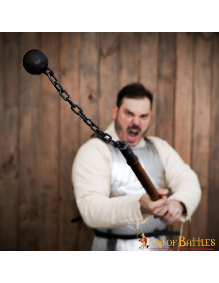 Medieval ball mace without spikes (62... Medieval ball mace without spikes (62...