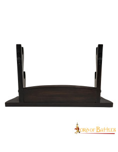 Desktop stand for 2 swords or axes 2