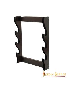 Wall mount for 3 swords or axes