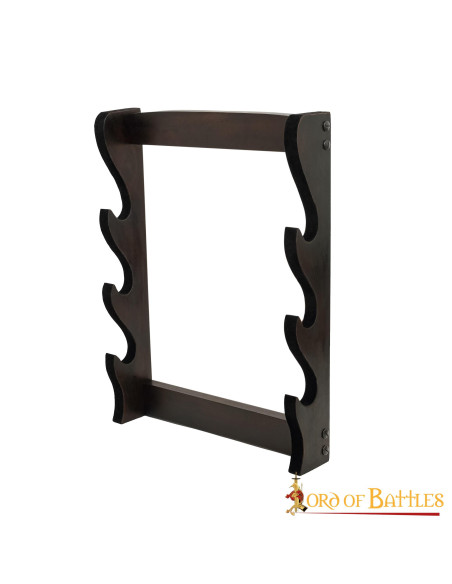 Wall mount for 3 swords or axes