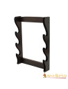 Wall mount for 3 swords or axes