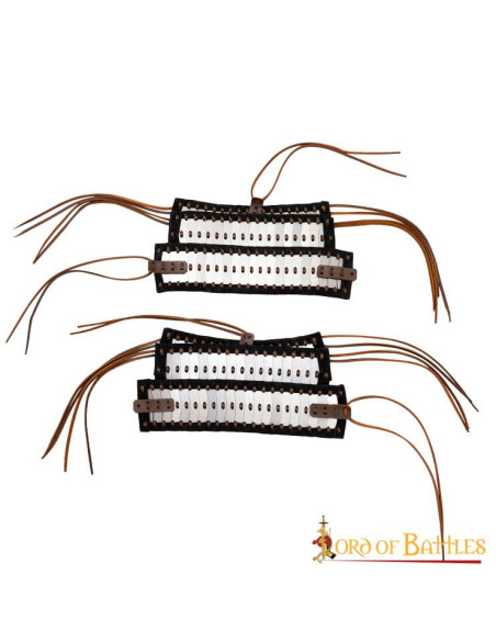 Lamellar Viking armor shoulder pads... Lamellar Viking armor shoulder pads...