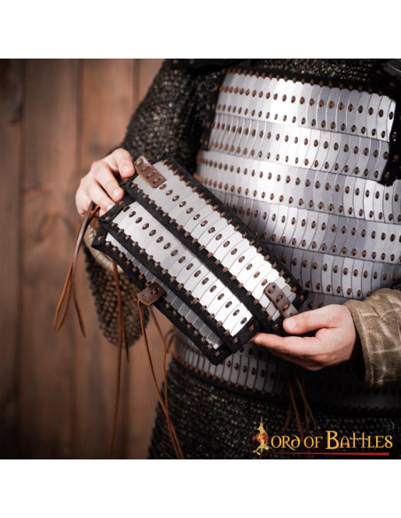 Lamellar Viking armor shoulder pads... Lamellar Viking armor shoulder pads...