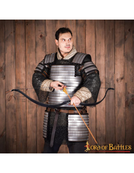 Lamellar Viking armor shoulder pads... Lamellar Viking armor shoulder pads...