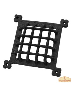 Medieval wrought iron door bay window 2