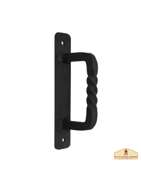 Medieval castle door handle, wrought...