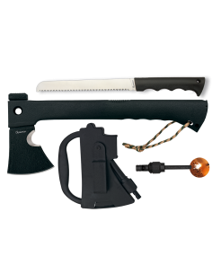 Albainox tactical axe, with flint and saw