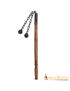 Medieval battle mace, double ball 2