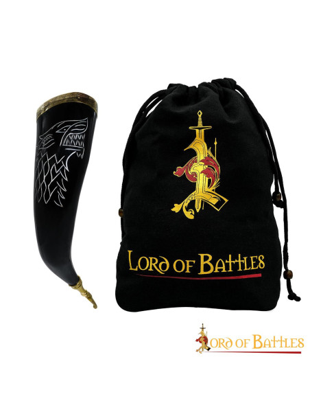 Fenrir Wolf Drinking Horn (300-400 ml.)