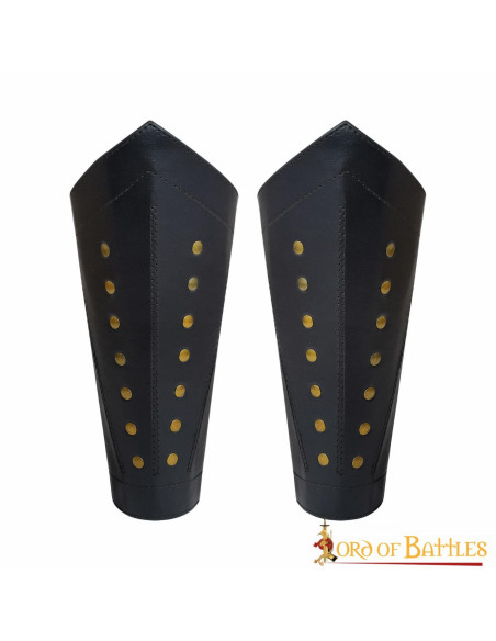 Medieval warrior leather bracelets