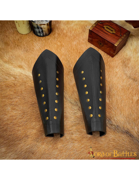 Medieval warrior leather bracelets