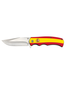 Albainox brand knife 3D design Spain Flag (20.3 cm.)