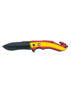Albainox rescue knife 3D design Spain Flag (20 cm.)