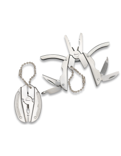 Mini steel multipurpose key ring pliers (7.5 cm.)
