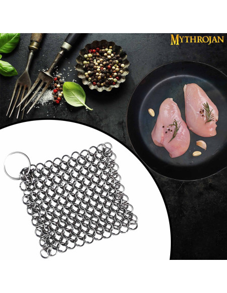 Chain mail kitchen maintenance piece