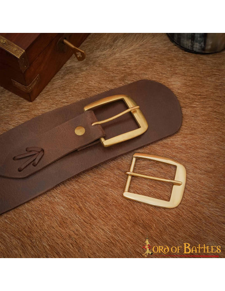 Handmade medieval buckle, pure brass Handmade medieval buckle, pure brass