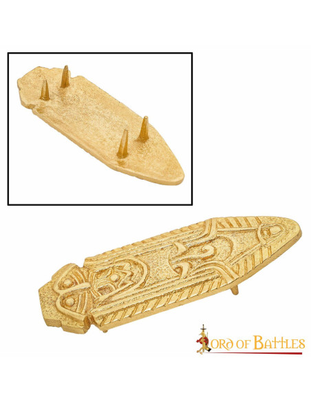 Brass sheet Celtic decoration (6 cm.)