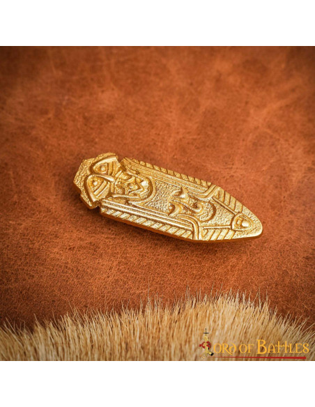 Brass sheet Celtic decoration (6 cm.)