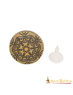 Antique brass decorative sheet, Floral design