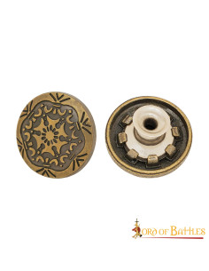 Antique brass decorative sheet, Floral design 2